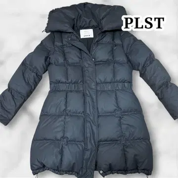 플라스테 PLST 다운 코트 블랙 다운 자켓 LL