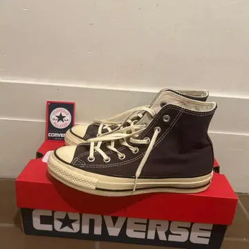CONVERSE 하이컷 스니커즈 다크 퍼플