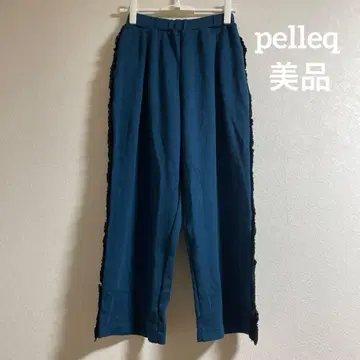 pelleq 프린지 팬츠