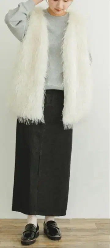 어반 리서치 인조 모피 베스트