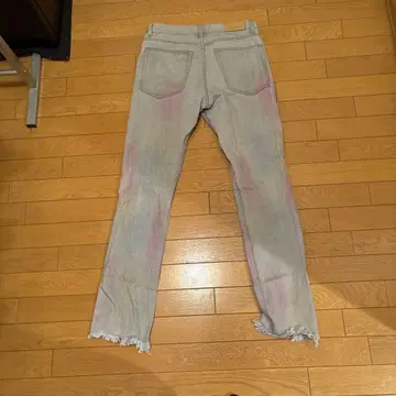 mnml 프린지 밑단 데님 팬츠 31