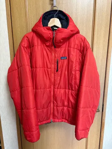 Patagonia 더스 파카 팝 오렌지 사이즈 M