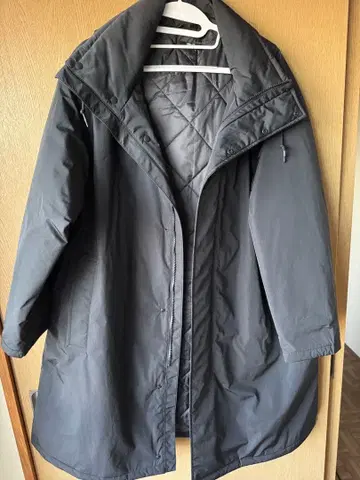 UNIQLO 그레이 롱 다운 코트