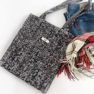 Uhr 스팽글 토트백