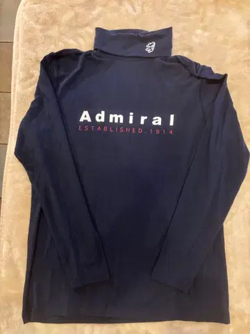 Admiral 골프 셔츠 네이비 터틀넥