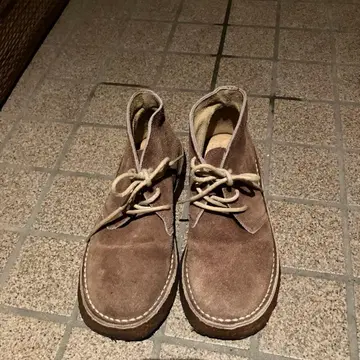 CAMPER 가죽 하이컷 부츠 브라운 스웨이드