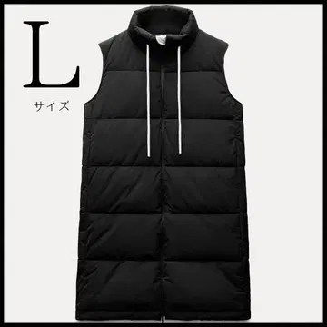 [ ZARA ] 택 포함 새상품 퀼팅 롱 다운 베스트 ZW 완판템 L