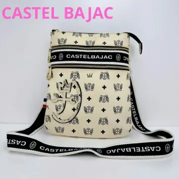 새상품급 CASTELBAJAC 까스텔바작 가죽 숄더백 로고
