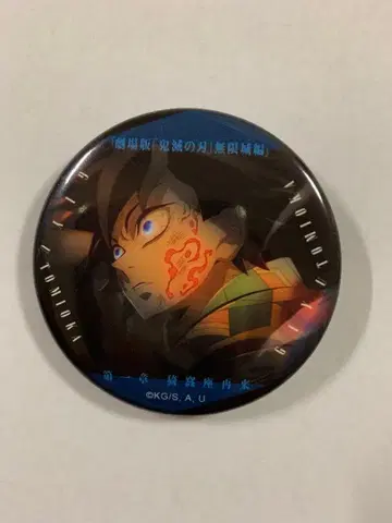 귀멸의 칼날 무한성 이야기가 담긴 눈빛 캔뱃지 토미오카 기유 ()