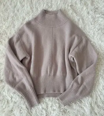 새상품급 쉽스 울 캐시미어 센터 심 터틀넥