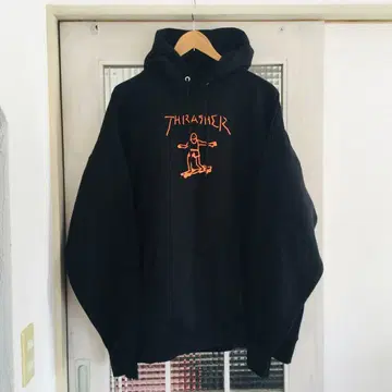 [ THRASHER ] 새상품 미사용 후디 블랙 XL