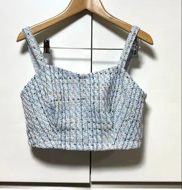 MERCURYDUO 오리지널 트위드 뷔스티에