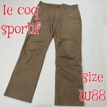 le coq sportif 골프 팬츠 베이지 W88