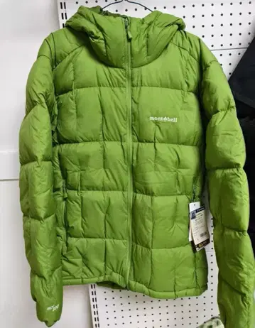 몽벨 montbell 네쥬 다운 후드티 그린 M