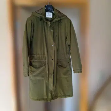 올리브 그린 모즈 코트