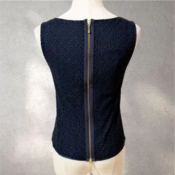 [프레이 아이디 프로프리에테] 1/티셔츠/네이비/컷워크 레이스