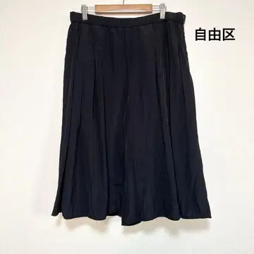 [ 새상품급 ] 자유구 지유쿠 가우초 팬츠 허리밴딩 넉넉하게 XL