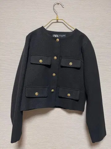 ZARA 노카라 블랙 자켓