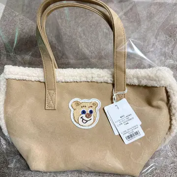 페이러 올드 테디 와펜 보아 토트백 베이지