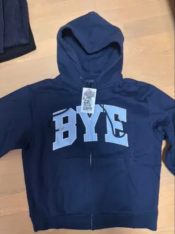 Bye Jeremy 후드티 네이비