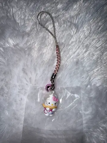 [ 헤이세이 당시물 ] 헬로키티 마더 목장 지역 한정 스트랩 족쇄