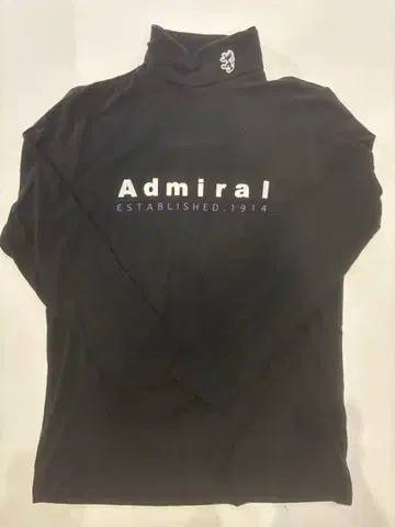 Admiral 블랙 터틀넥 L 사이즈