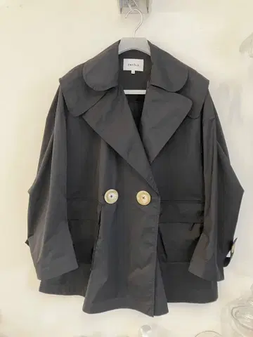 엔폴드 LIMONTA 빅칼라 자켓 숏코트 트렌치