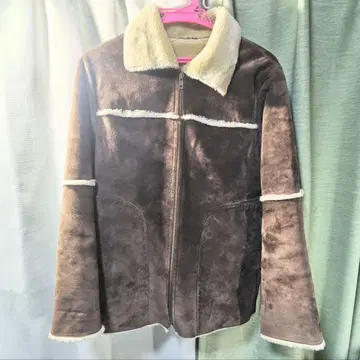 천연 가죽 스웨이드 보아 가죽 자켓 남성용 여성용