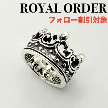 [컨디션 최상] ROYAL ORDER 로얄오더 FDL CROWN 반지