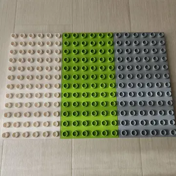 레고 듀플로 플레이트 블록 3개