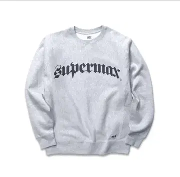 supermax 그레이 맨투맨