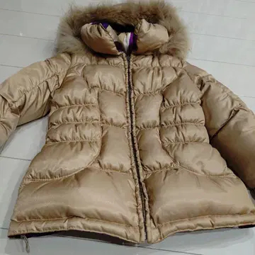 프라질 베이지 다운 자켓 후드 부착 사이즈 36