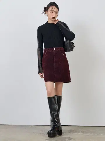 MURUA 데님 스커트