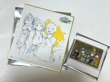 나의 히어로 아카데미아 원화전 색지 컬렉션 펍 미러풍 아크릴 스티커