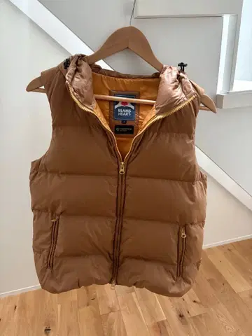 BEAMS HEART PERTEX 다운 베스트 사이즈 1 (여성용 S)