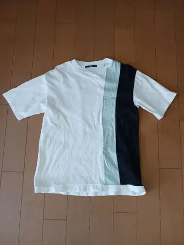 S-HIPS 컬러 블록 반팔 셔츠 S