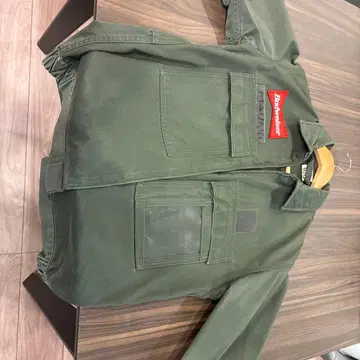 Budweiser 밀리터리 자켓 올리브 그린