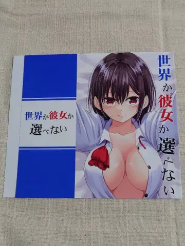 세카이카 카노죠카 에라레나이 혜택 북커버