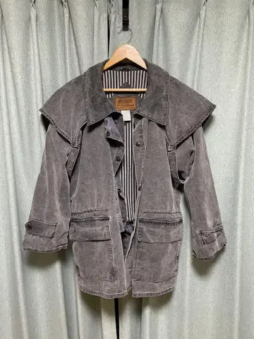 빈티지 커버올 더스터 코트