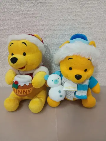 5 11/20 디즈니 리조트 곰돌이 푸 크리스마스 봉제 인형