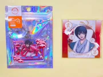 사카모토 데이즈 데코라 아크릴 키링 오카미 캔뱃지 나구모 세트