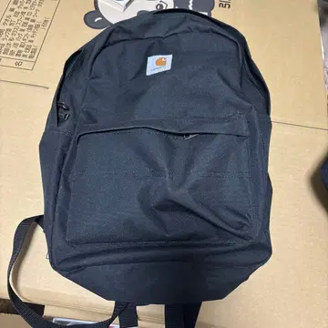 Carhartt 블랙 백팩