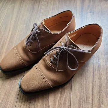 REGAL 브라운 스웨이드 레이스업 슈즈