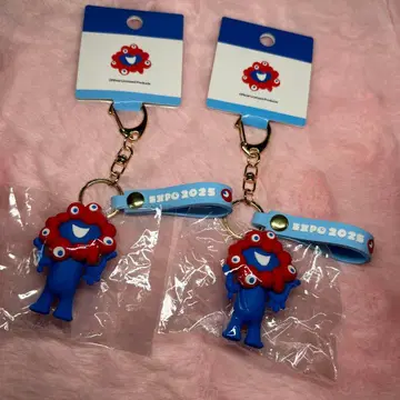 오사카 엑스포 먁먁 키링 세트