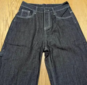 초와이드 배기 데님 팬츠 L