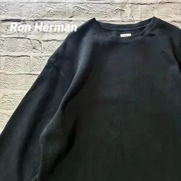 Ron Herman RHC 무지 맨투맨 롱티 L 사이즈 블랙