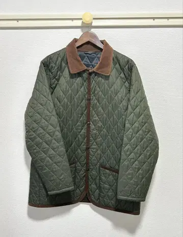 새상품급 무인양품 MUJI 충전솜 퀼팅 자켓 그린 사이즈 XL