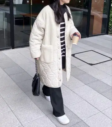 reca 노카라 보아 x 박쥐퀼트 코트