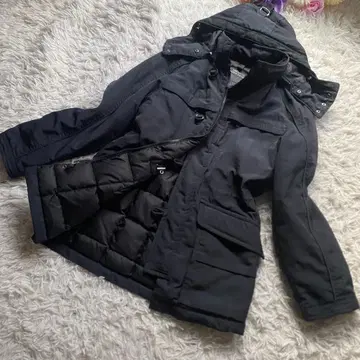 [ 새상품급 ] 유니클로 프리미엄 다운 코트 자켓 퍼 퀼팅 M