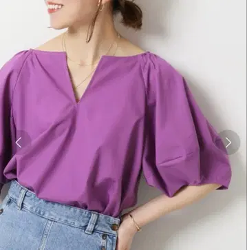 Spick and Span 라이트 코튼 블라우스 택 포함 새상품